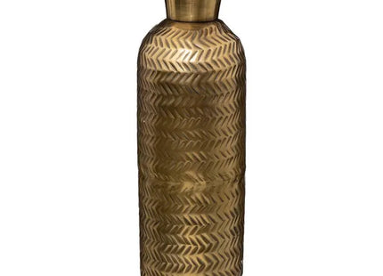 Jarrón "Noche", metal dorado, 45 cm de altura - 189197
