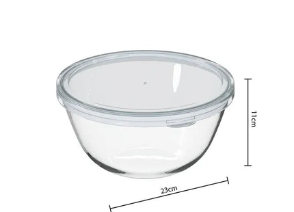 Bol mezclador de 2,7 L con tapa de cristal - 189402