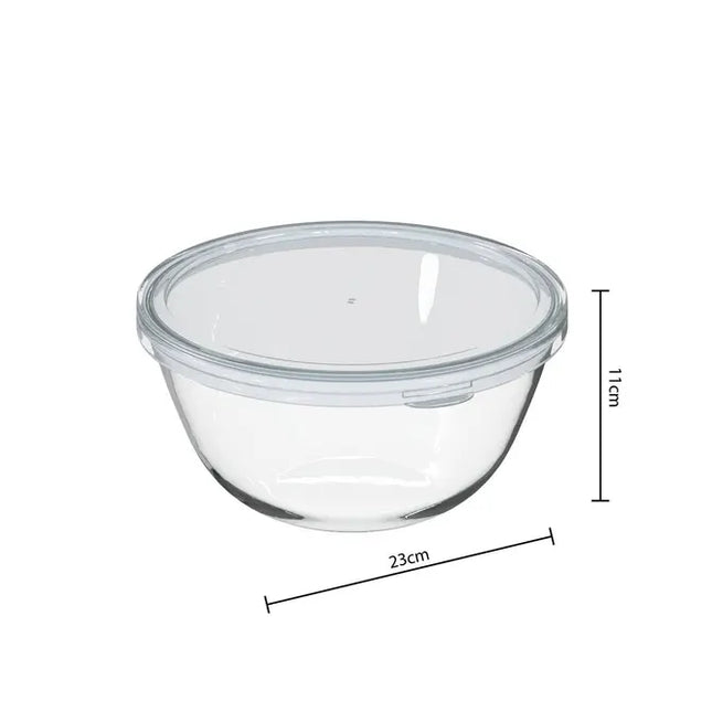 Bol mezclador de 2,7 L con tapa de cristal - 189402
