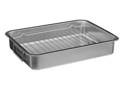 Bandeja para asador de acero inoxidable de 30x40cm - 189416