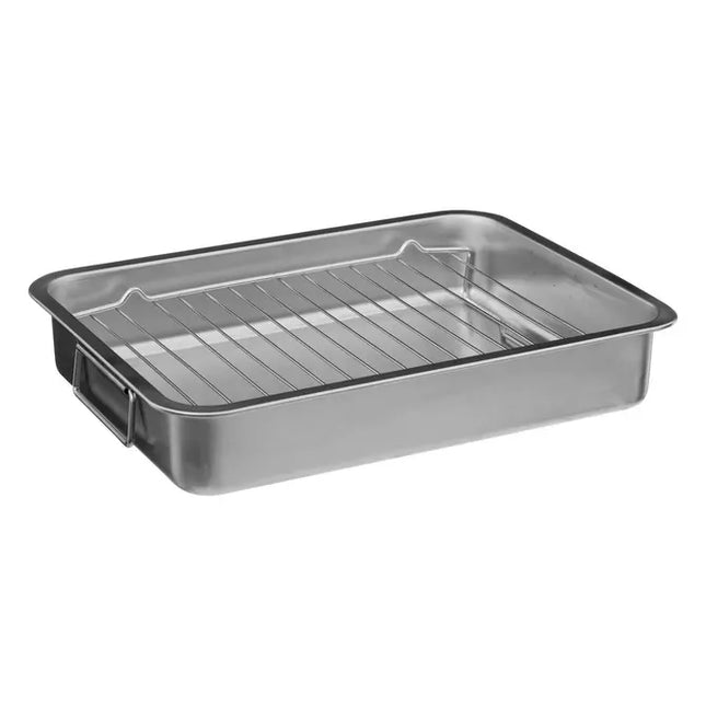 Bandeja para asador de acero inoxidable de 30x40cm - 189416
