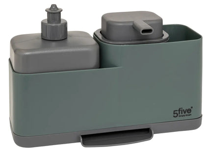 Organizador de fregadero "Neo" con dispensador verde - 189779B