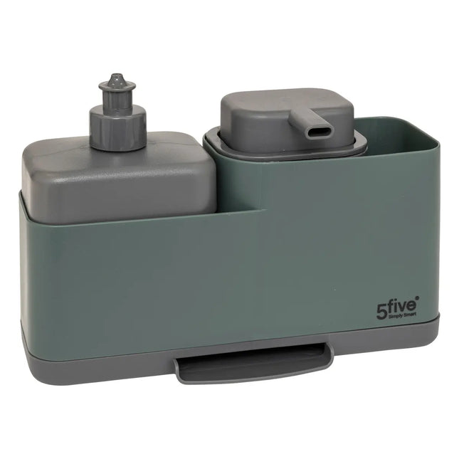 Organizador de fregadero "Neo" con dispensador verde - 189779B