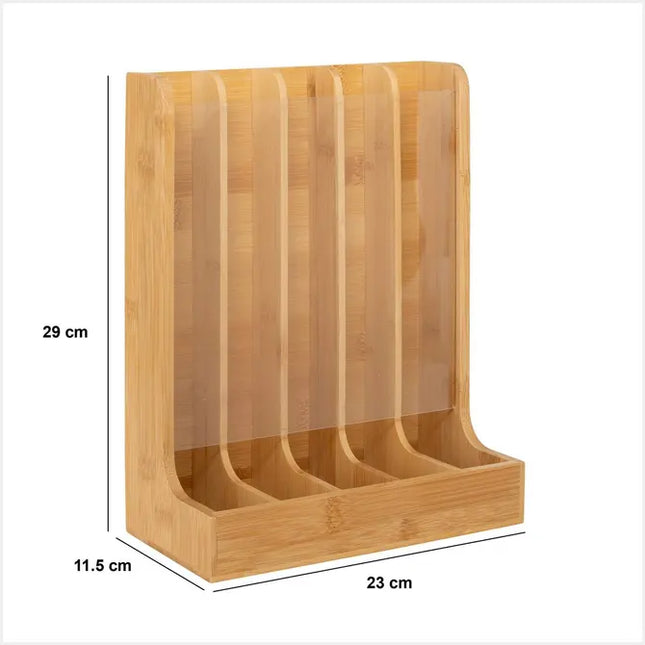 Portacápsulas de bambú - 190035