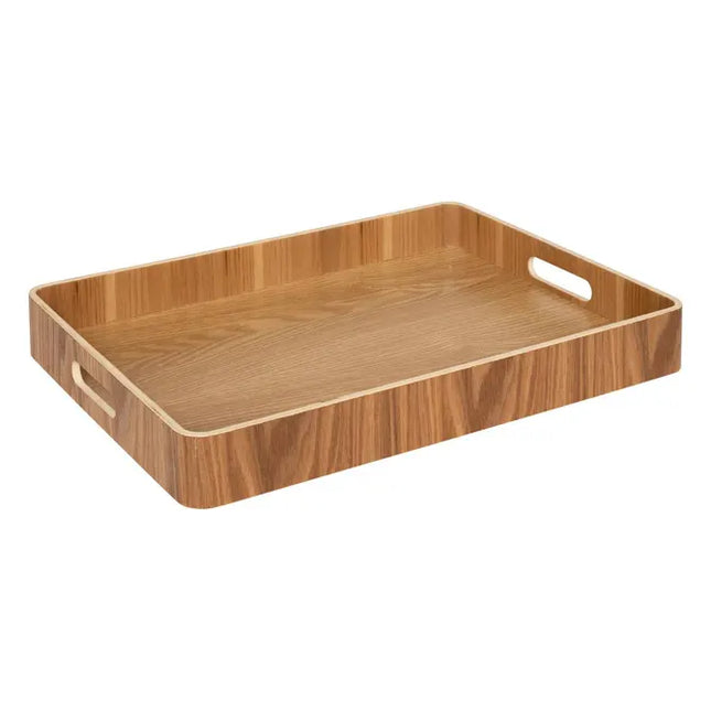 Bandeja rectangular de álamo de 43x33,5 cm - 190040