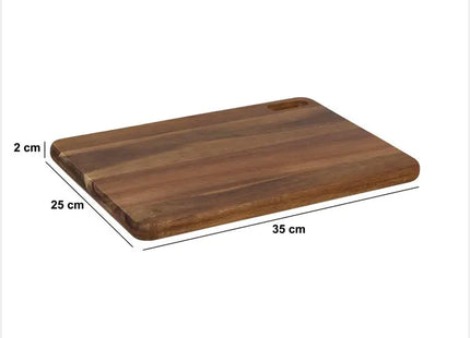Tabla de cortar de acacia 35x25cm - 190051