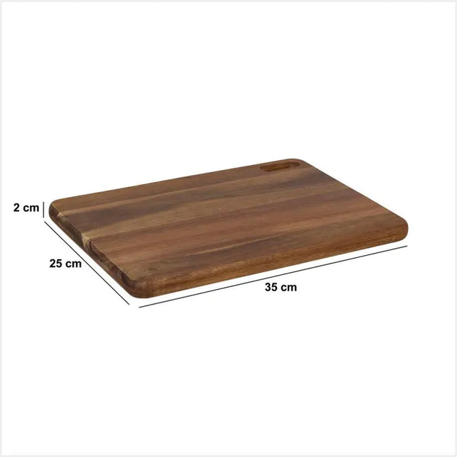 Tabla de cortar de acacia 35x25cm - 190051
