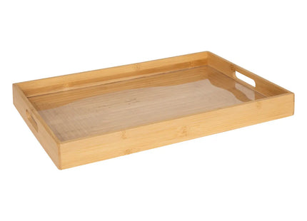 Bandeja con asas de bambú 46x30cm - 190090