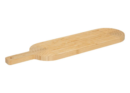 Tabla de cortar de bambú con ranuras 60x16cm - 190092