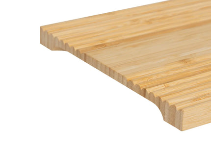 Tabla de cortar de bambú con ranuras 30x24cm - 190093