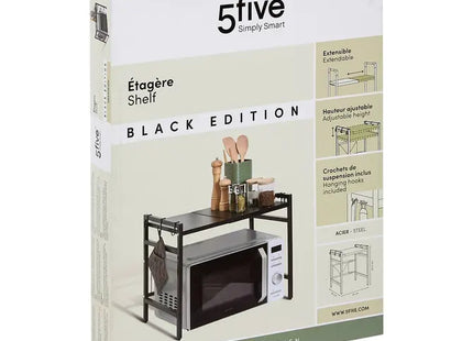 Estante extensible para microondas "Black Edition" - 190225