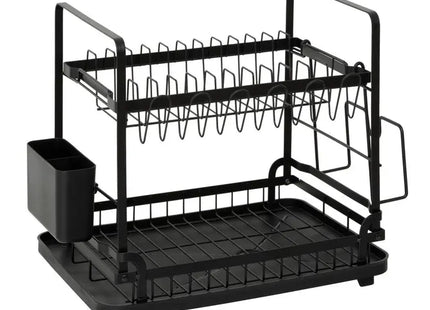 Escurridor de platos "Black Edition" de 2 niveles  - 190250