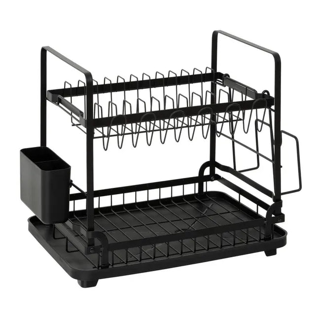 Escurridor de platos "Black Edition" de 2 niveles  - 190250