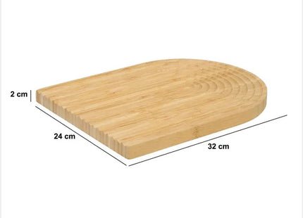 Tabla de cortar de bambú, 32 cm de largo - 190259