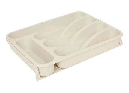 Bandeja extensible de polipropileno para cubiertos con 6 compartimentos - 190268
