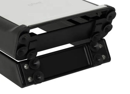 Mandolina plegable de pistón "Silver Pro Black" con 30 cortes - 190304
