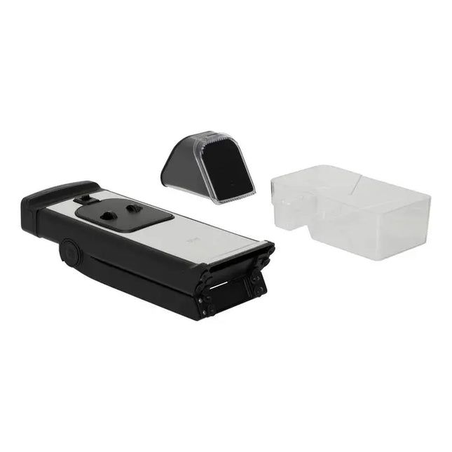 Mandolina plegable de pistón "Silver Pro Black" con 30 cortes - 190304