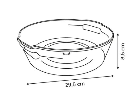 Organizador giratorio inteligente para heladera, 29 cm de diámetro - 190308