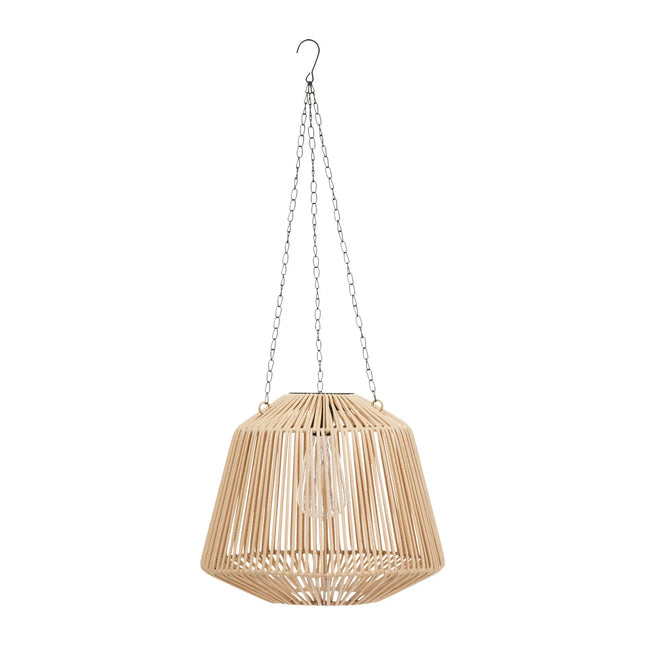 Lámpara suspendida solar "Jily"  beige D28cm - 190607