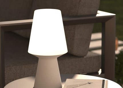 Velador de mesa de exterior "Wiza" Blanco A32,5cm - 190608