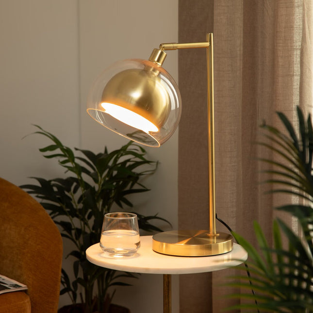 Velador  "Rivi" dorado A48cm - 190660