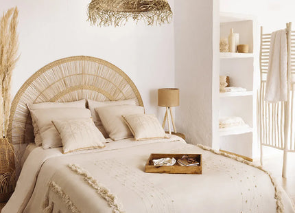 Velador "Sea view" de álamo A52cm - 190713