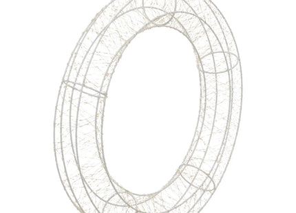 Corona de decoración exterior D50cm 1440 LED blanco cálido - 190932