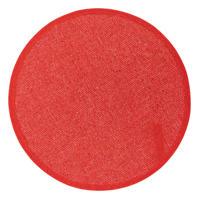 Individual redondo de lentejuelas rojas D38cm - 191118RG