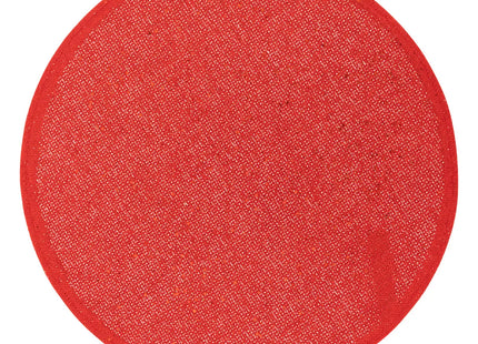 Mantel individual yute rojo brillo 38cm - 191118RG