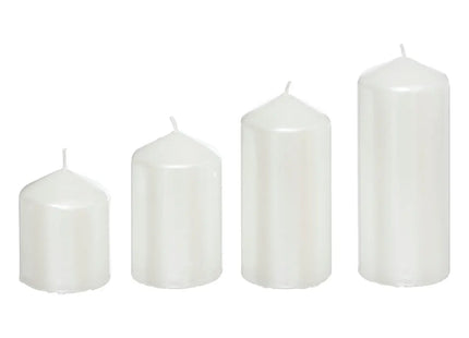 Vela "Adviento" satinado blanco 505gr - 191131BL