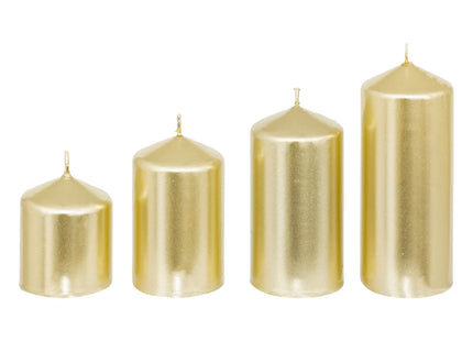 Vela "Adviento" satinado dorado 505gr - 191131OR