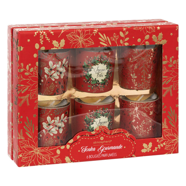 Caja de 6 velas aromáticas "Tonka Gournande" 40gr - 191144