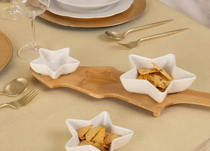 Juego de aperitivos de 3 piezas con forma de estrella - 191164