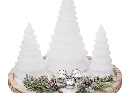 Bandeja decorativa Árboles iluminados con pilas LED A17cm - 191181