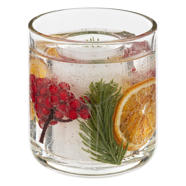 Vela decorativa en gel Frutos rojos A10cm - 191205