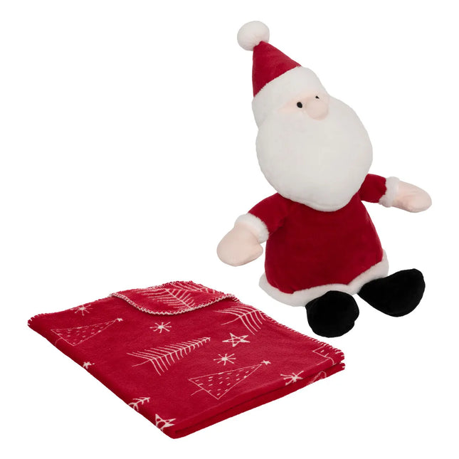 Peluche "Papá Noel" + Frazada 90x75cm - 191253