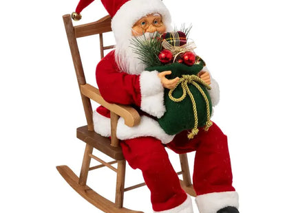 Papá Noel Halpa en silla 40cm - 191319