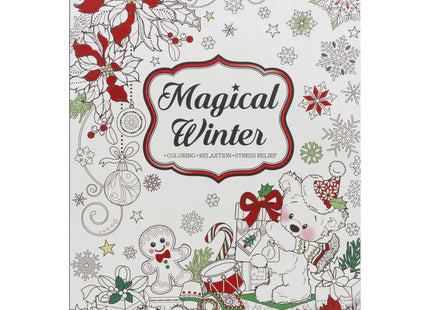 Libro "Magical winter" para colorear 54 páginas - 191389
