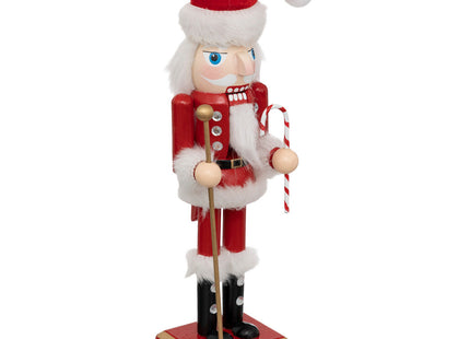 Cascanueces de madera de "Papá Noel" con azúcar de cebada A25cm - 191624