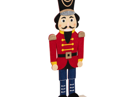 Cascanueces de fieltro y madera A41cm - 191628