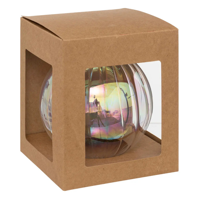 Bola navideña "Polar Breath" cristal transparente D14cm - 191772