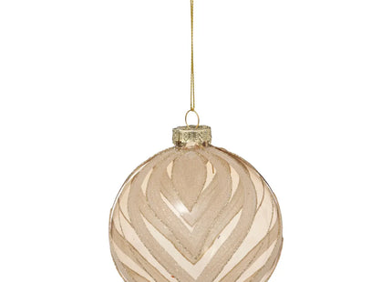 Bola navideña con puntas esmeriladas D10cm - 191789