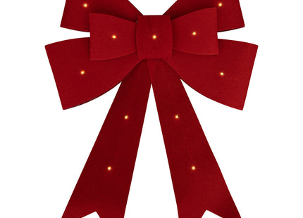 Lazo Decorativo y Luminoso rojo 30x40cm - 191849