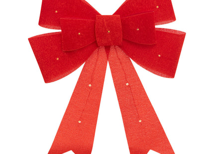 Lazo Decorativo y Luminoso rojo 30x40cm - 191849
