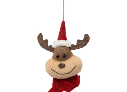 Cabeza de reno para colgar A17cm - 192232
