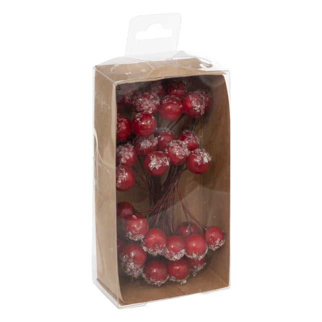 Deco navideña "Bouquet" de frutos rojos 4x10 - 192437