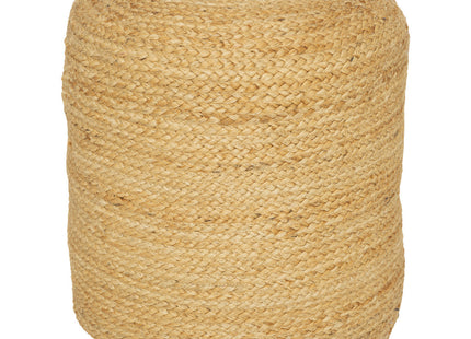 Puf  "Jilian" en yute y algodón reciclado - 192927