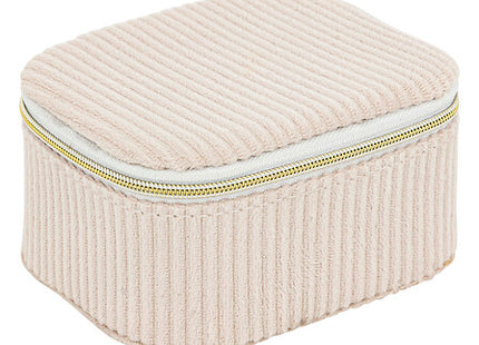 Joyero "Enya" Terciopelo Beige L11cm - 192948A