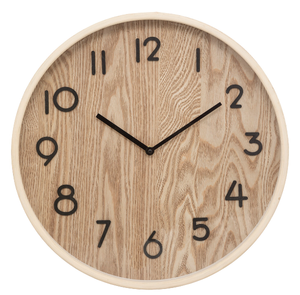 Reloj "Ivana" beige D38cm - 193109