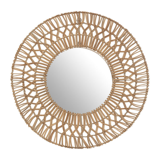 Espejo de mimbre redondo "Milou" D58cm - 193136